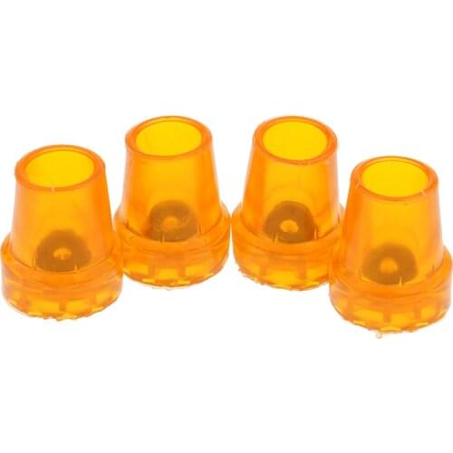 4 Pieces 22mm Durable Rubber Anti-Slid Heavy Duty Canes Replacement Tips for Walking Stick Crutches End