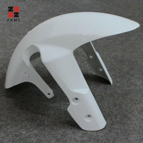 ZXMT Motorcycle Unpainted White Front Fender Fairing For 600 750 1000 K5 K6 K7 K8