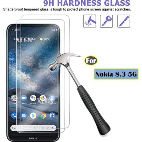 1-2-3 Pcs Screen Protector For Nokia 8.3 Tempered Glass Nokia8.3 Full Coverage Protection Protective Glass Film For Nokia 8.3 5G