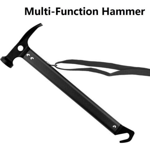 10Pcs 18CM Outdoor Camping Trip Tent Peg Ground Nail Stakes Multi-Functional Hammer Camping Tools