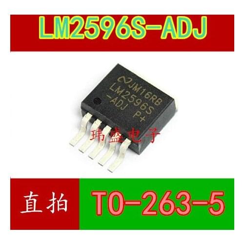 10pcs LM2596S-ADJ LM2596-ADJ TO-263-5