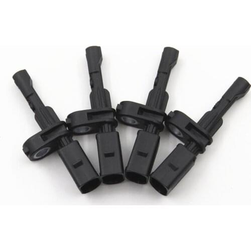 4Pcs Black ABS Wheel Rotating Speed Sensor For Passat Golf Lamando Caddy SKODA Octavia Seat Leon A3 S3 WHT003864 WHT 003 864