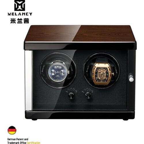 Automatic Watch Winder Mabuchi Motor US/ UK/ EU/ AU Plug Mechanical Display Box Holder Storage Organizer Wooden Watchwinder