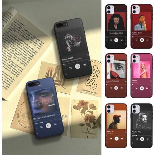 Aesthetics Songs Lyrics Aesthetic Customer Phone Case For Samsung S10 S20 Fe Lite S21 S30 ULTRA Plus 5G Fundas Shell Cover