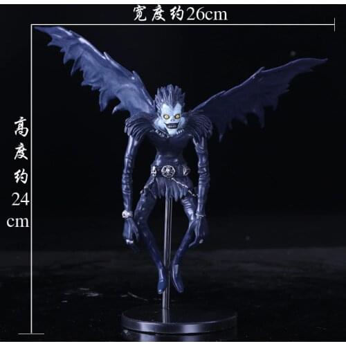 New Death Note Rem L Ryuuku Ryuk PVC Action Figure Lyuuku Collectible Model Toy 24m