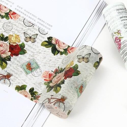 Gothic Paper Washi Tape Vintage Alphabet Number Love Lettering World Map Newspaper Journal Adhesive Masking Tapes Sticker