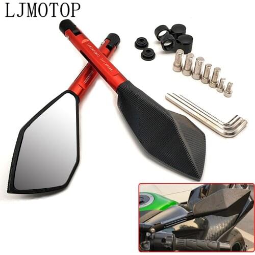 CNC Motorcycle Mirrors Moto Rearview Mirrors Side Mirrors accessories For Suzuki GSF600 Bandit GS1000 GS500 GSX1100F Katana