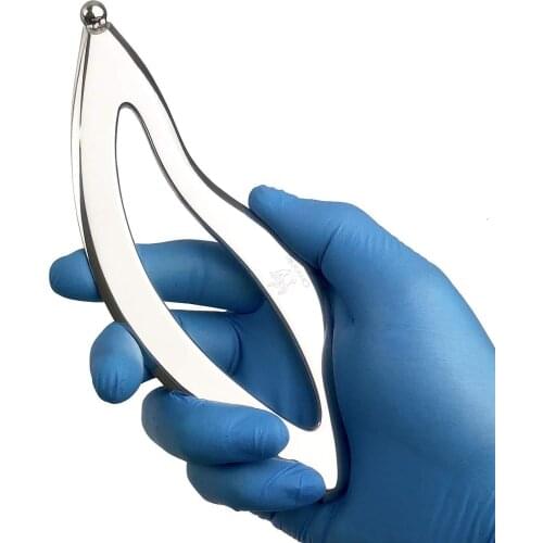 Fascia knife fitness physiotherapy muscle loose massager stainless steel scraping board