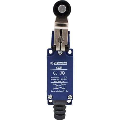 Optimized button micro-motion limit switch limit switch XCE-118 thermoplastic roller rocker 1P, 1C/O quick action