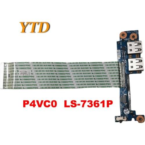 Original for ACER 8481 8481T USB POWER BOARD WITH CABLE P4VC0 LS-7361P tested good free shipping