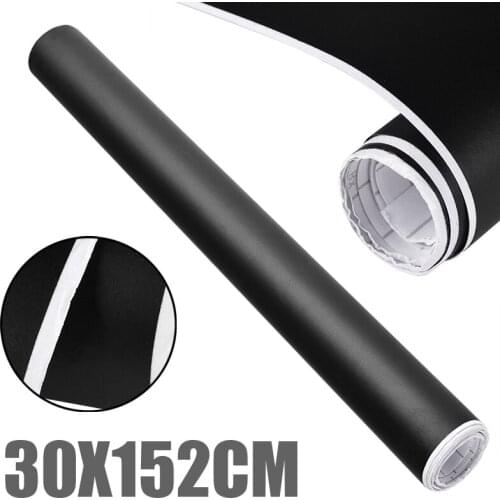 Mayitr 1pc 30x152cm Car Wrapping Foil Film Black Matt Flexible Auto Styling Stickers Bubble Free Whole Car Decoration