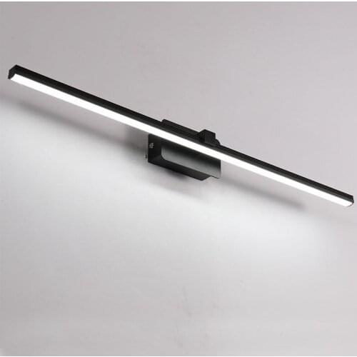 Simple mirror headlight led waterproof anti-fog bathroom wall lamp bedroom dresser cabinet makeup mirror light