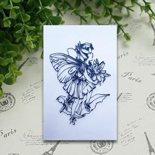 9*6 Fairy Baby Clear Stamps Transparent Silicone Stamp/Seal DIY Scrapbooking/Photo Album Christmas Halloween Sheets