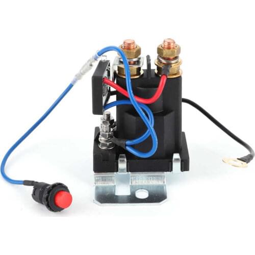 Dual Battery Relay Dual Battery Isolator Relay Terminal Protective Cap Set 12V 200A Vehicle Modification Battery Isolator Relay