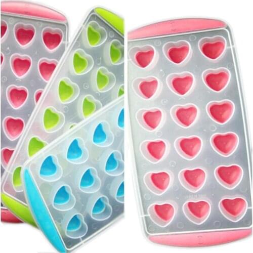 Silicone Fruit Star Shape Ice Cube Mold Chocolate Baking Tray Storage Container