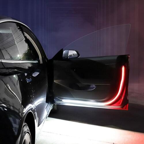 LED Car Door Welcome Light Safety Warning Streamer Lamp Strip Waterproof Lights