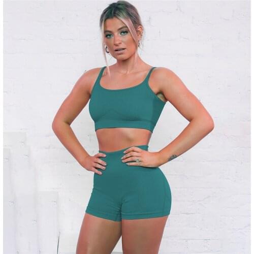Dark Gray Green Black Seamless Yoga Set for Women 2021 Fashion Fitness Sports Workout Training Suit Sexy Push Up Yoga Cloth