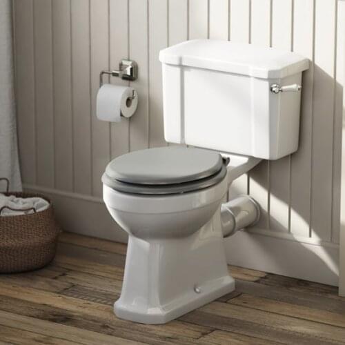 British retro toilet split wall row British style solid wood cover European neo-classical toilet