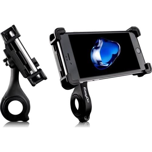 ETOOK Bike Bicycle Phone Holder Bike Handlebar Mount Bracket GPS Stand Motorcycle Phone Holder Anti-Slip Universal 360 Rotating