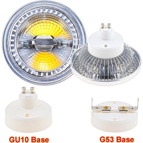 Factory Price Commercial AR111 15W COB LED Downlight AR111 QR111 G53 GU10 LED Bulb Light Dimmable Led Lamp AC90-260V DC12V