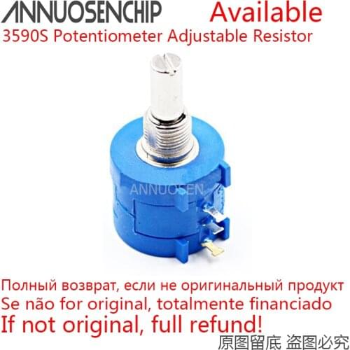 1PCS 3590S series resistance 1K 2K 5K 10K 20K 50K 100K ohm Potentiometer Adjustable Resistor 3590 102 202 502 103 3590S-2