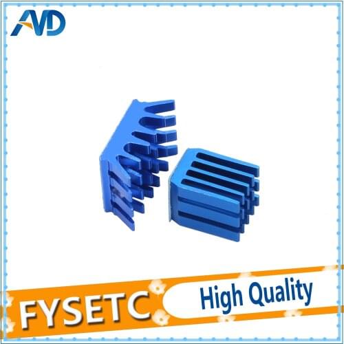 10 Sets Blue Raspberry Pi Heatsinks Cooler Aluminum With Adhesive Heat Sink Set Kit For Cooling Raspberry Pi 3 / 2 Model B