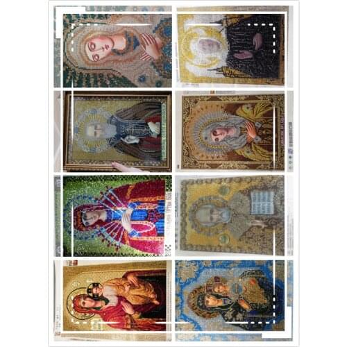 2020 new arrived crystal diamond embroidery DIY 5D hot sale diamond painting religions Icons DIY 5D 5D round crystal painting