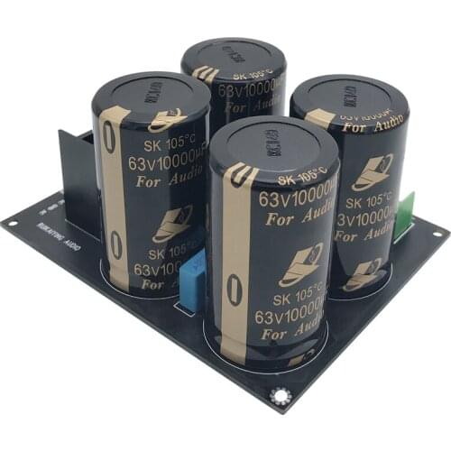 25A High Current Rectifier Bridge 10000uf 63V Filter Capacitor Dual Power Output Rectifier filter board Dual AC15V-35V Input