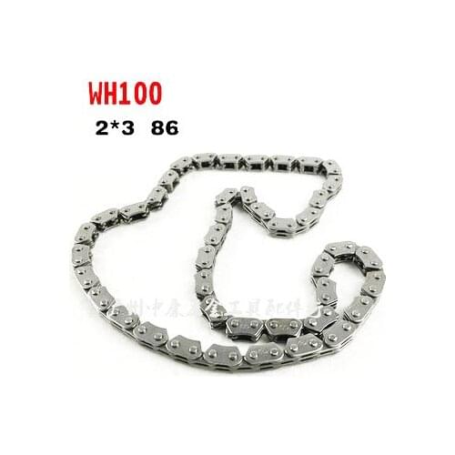 Motorcycle timing chain small roller Tank transmission spare 2*3-86L for WH100 WH 100 100cc