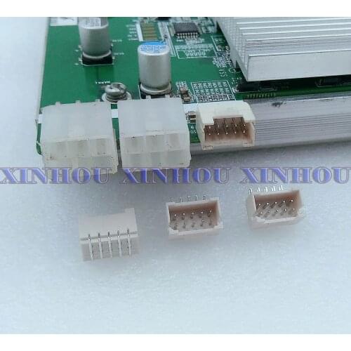 25Pcs miner connector 2x5P male socket curved needle double row buckle is suitable for Asic miner Ebit E9i E9.3 E12 E10.2 E10.3