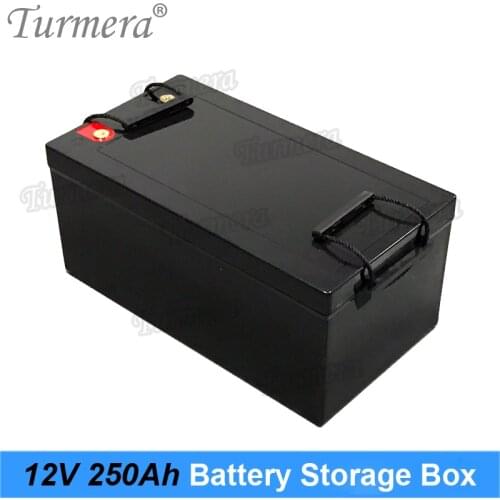 Turmera 12V 200Ah 280Ah 3.2V Lifepo4 Battery Storage Box with LCD Indicator to Solar Power System or Uninterrupted Power Supply