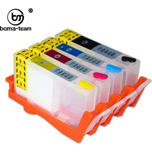 HP920 Refillable Ink Cartridges For HP Officejet 920 6000 6500 6500A 7000 7500 7500A e910 920XL Plus Wireless All-in-One Printer