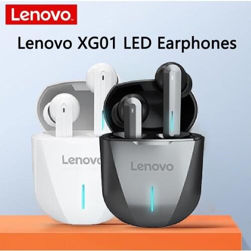 Lenovo XG01 Gaming Earbuds 50ms Low Latency TWS Bluetooth Earphone with Mic HiFi wireless headphones IPX5 waterproof Earbuds