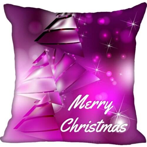 Custom Pillowcase Christmas Square Zipper Pillow Cover 35X35,45X45,60X60cm(Two Sides) Print Your Pictures Pillow Cases