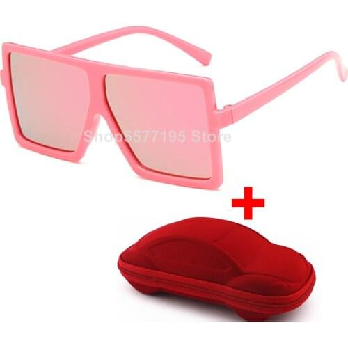 2021 New Kids Sunglasses Square UV400 Sunglasses Children Sun Glasses Cool Sunglasses For Girls Boys Oculos De Sol with box