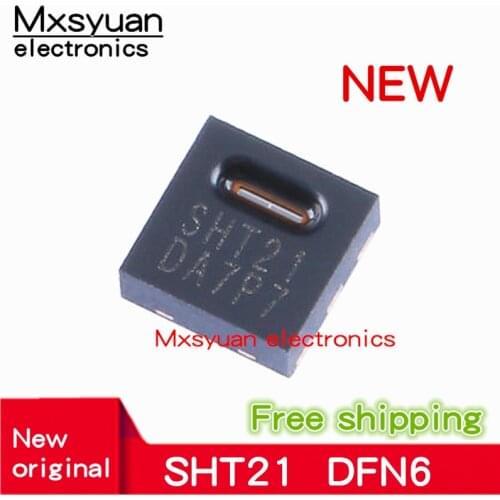 2pcs~10pcs/LOT New original SHT21 DFN-6 Digital temperature and humidity sensor IC