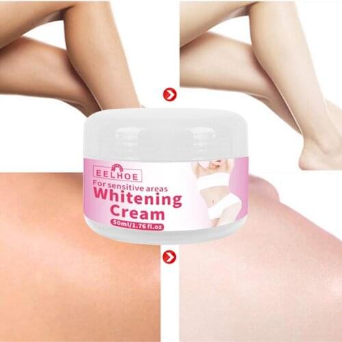 50g Face Body Whitening Cream Bleaching Underarm Armpit Lightening Cream Legs Knees Private Parts Skin Care Whitening Lotion