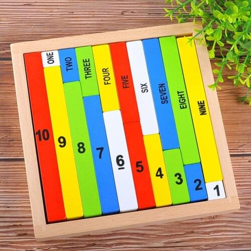 Math Numbers Building Blocks Skillful Design and Exquisite Appearance Montessori Educational Toy Children Wooden Toys