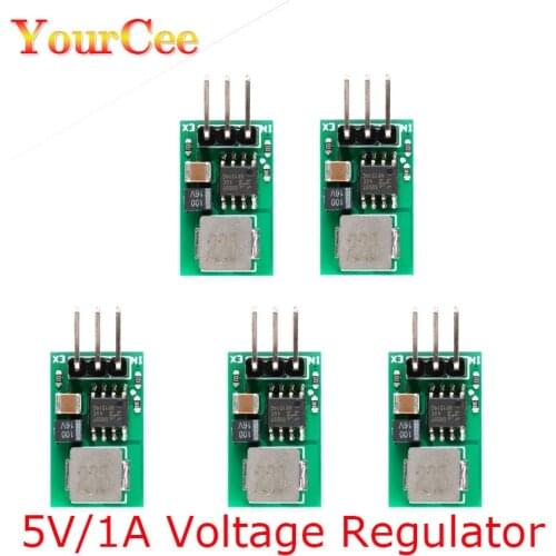 5Pieces 5V/1A Voltage Regulator Replace TO-220 Lm7805 7805 5V Positive Voltage Regulators Input 5.5-32v To 5v1a Buck Module
