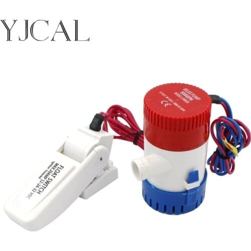 Bilge Pump 500GPH DC 12V 24V Float Switch Combination Suit Electric Water Pump For Aquario Submersible Seaplane Motor Homes