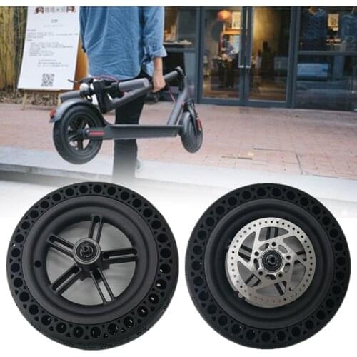 Electric Scooter Universal Accessories 8.5 Inch Honeycomb Tire Rear Wheel Aluminum Alloy Explosion-Proof Tire for Xiaomi M365