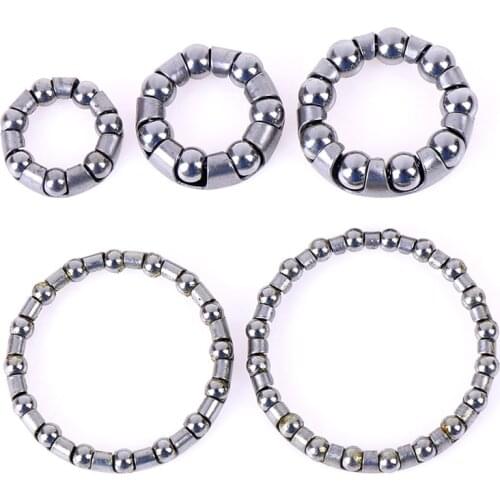 Bicycle Headset Steel Balls Bowl Group Set Frame Front Fork Rear Pearl Retainers Cycling Headset Bearing Parts Tools