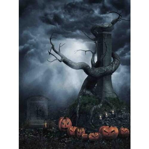Vinyl Custom Halloween Day Theme Photography Backdrops Studio Prop Background SD16107-04