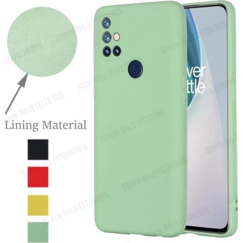 Liquid Silicone Full Protective Case For Oneplus 9 Pro N100 N10 Soft Gel Rubber Matte Shockproof Cover For One Plus 8T Plus Nord
