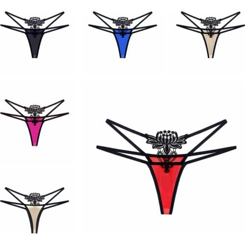 Women ladies Sexy G String Thong Micro Panties Shorts hollow out Lingerie Underwears Underpants New Styles clothing clothes 2019