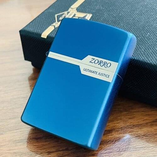 Zorro Bronze Wire Drawing Classic Vintage Flint Stone Kerosene Lighter Survival Emergency Fire Starter Gadgets For Men Household