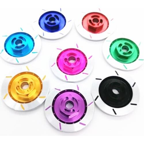 4PCS Aluminum Alloy Brake Disc Wheel Rim Box Metal Hex Adapter 12MM For RC 1/10 Car HSP Fly Fish Buggy Truck 94123 94122 D4 CS