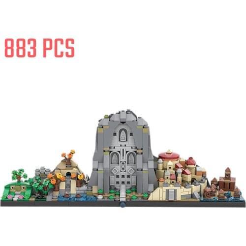 883Pcs Classic Movie Skyline Building Blocks MOC City Miniature Scene Bricks Diy Toys Birthday Gift for Children Education Toys