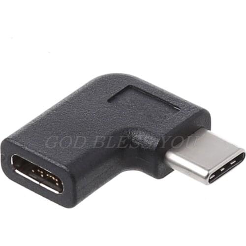 90 Degree Right Angle USB 3.1 Type C Male To Female USBC Converter Adapter Drop Shipping