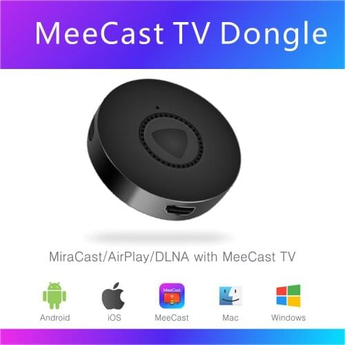 MeeCast TV Dongle Smart Tv Stick Mirror Screen Mirroring 2.4G wifi Display HD Wireless Stream Receiver For airplay Miracast DLNA